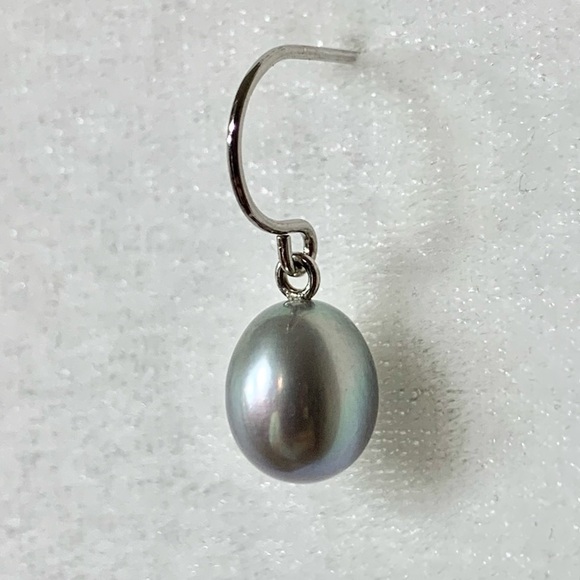 NWT Giani Bernini grey cultured pearl earrings - Picture 5 of 8